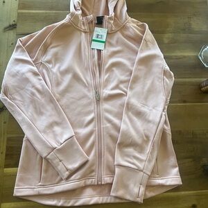 Spyder Women’s Light Pink Hooded Zip Utility Jacket
